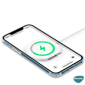 Microsonic Apple iPhone 12 Pro Max Kılıf MagSafe Clear Soft Şeffaf