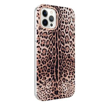 Microsonic Apple iPhone 12 Pro Natural Feel Desenli Kılıf Leopard