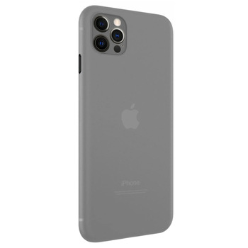 Microsonic Apple iPhone 12 Pro Kılıf Peipe Matte Silicone Gri
