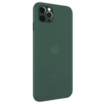 Microsonic Apple iPhone 12 Pro Kılıf Peipe Matte Silicone Yeşil