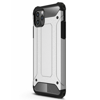 Microsonic Apple iPhone 12 Pro Kılıf Rugged Armor Gümüş