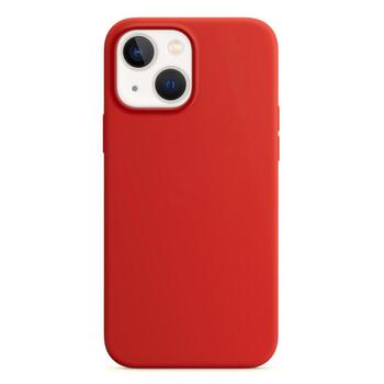 Microsonic Apple iPhone 13 Kılıf Liquid Lansman Silikon Kırmızı
