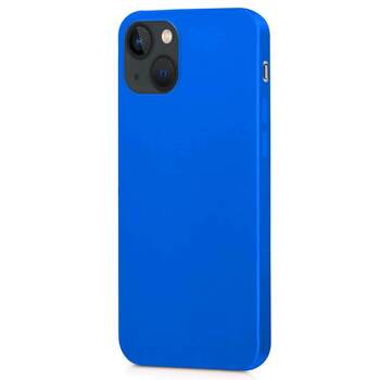Microsonic Apple iPhone 13 Kılıf Matte Silicone Mavi