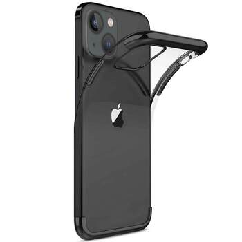 Microsonic Apple iPhone 13 Mini Kılıf Skyfall Transparent Clear Siyah