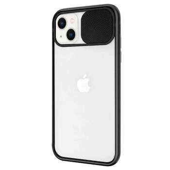 Microsonic Apple iPhone 13 Mini Kılıf Slide Camera Lens Protection Siyah