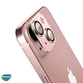 Microsonic Apple iPhone 13 Mini V2 Kamera Lens Koruyucu Mavi