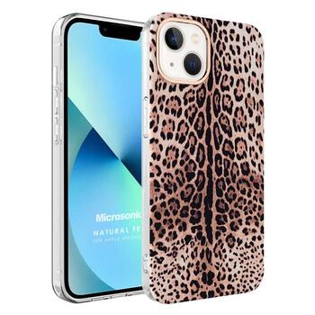 Microsonic Apple iPhone 13 Natural Feel Desenli Kılıf Leopard Microsonic Apple iPhone 13 Natural Feel Desenli Kılıf Leopard