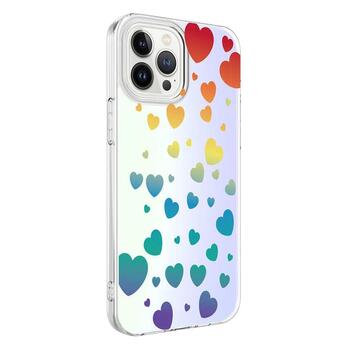 Microsonic Apple iPhone 13 Pro Braille Feel Desenli Kılıf Heart