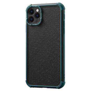 Microsonic Apple iPhone 13 Pro Kılıf Chester Carbon Koyu Yeşil