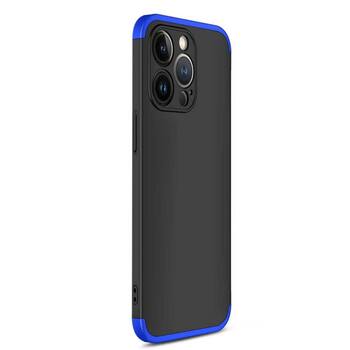 Microsonic Apple iPhone 13 Pro Kılıf Double Dip 360 Protective AYS Siyah Mavi