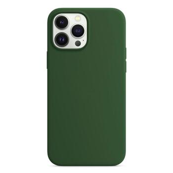 Microsonic Apple iPhone 13 Pro Kılıf Liquid Lansman Silikon Koyu Yeşil