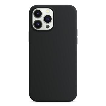 Microsonic Apple iPhone 13 Pro Kılıf Liquid Lansman Silikon Siyah