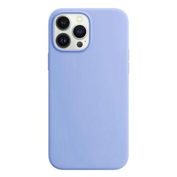 Microsonic Apple iPhone 13 Pro Max Kılıf Liquid Lansman Silikon Mavi
