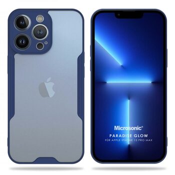 Microsonic Apple iPhone 13 Pro Max Kılıf Paradise Glow Lacivert