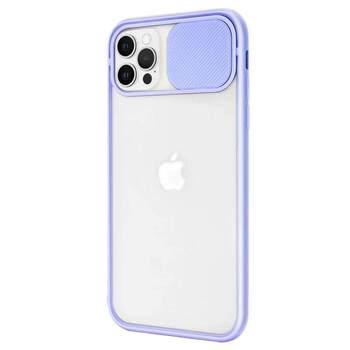 Microsonic Apple iPhone 13 Pro Max Kılıf Slide Camera Lens Protection Lila