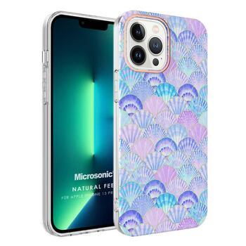 Microsonic Apple iPhone 13 Pro Natural Feel Desenli Kılıf Oyster Microsonic Apple iPhone 13 Pro Natural Feel Desenli Kılıf Oyster