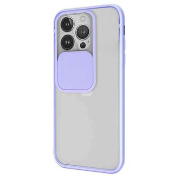 Microsonic Apple iPhone 13 Pro Kılıf Slide Camera Lens Protection Lila