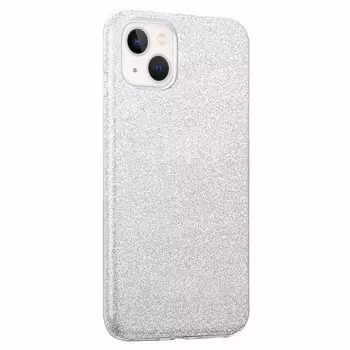 Microsonic Apple iPhone 14 Kılıf Sparkle Shiny Gümüş