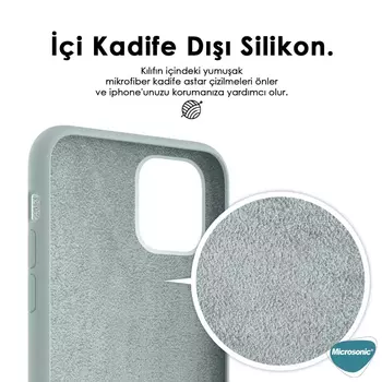 Microsonic Apple iPhone 14 Plus Kılıf Liquid Lansman Silikon Bordo
