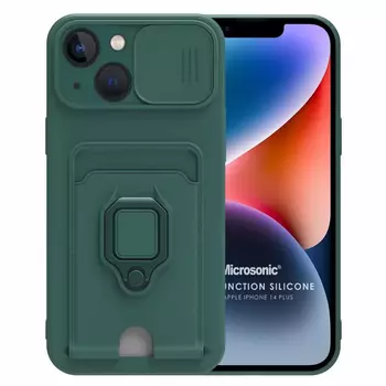 Microsonic Apple iPhone 14 Plus Kılıf Multifunction Silicone Yeşil Microsonic Apple iPhone 14 Plus Kılıf Multifunction Silicone Yeşil