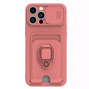 Microsonic Apple iPhone 14 Pro Kılıf Multifunction Silicone Pembe