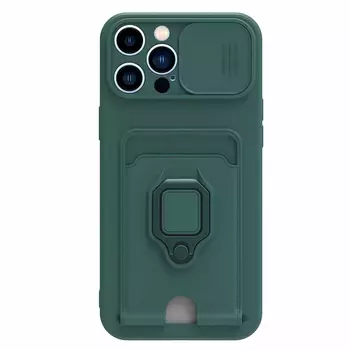 Microsonic Apple iPhone 14 Pro Kılıf Multifunction Silicone Yeşil