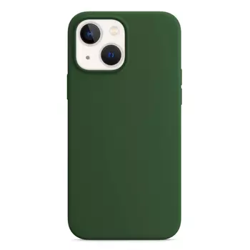Microsonic Apple iPhone 15 Kılıf Liquid Lansman Silikon Koyu Yeşil