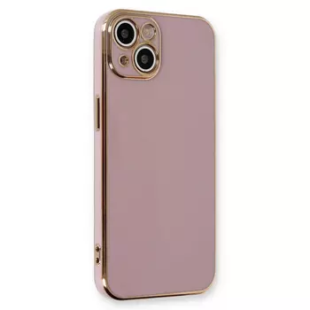 Microsonic Apple iPhone 15 Kılıf Olive Plated Lila