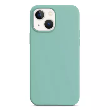 Microsonic Apple iPhone 15 Plus Kılıf Liquid Lansman Silikon Su Yeşili