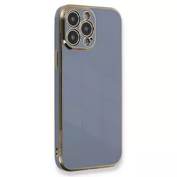 Microsonic Apple iPhone 15 Pro Kılıf Olive Plated Lavanta Grisi