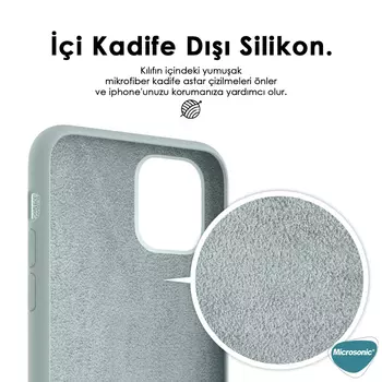 Microsonic Apple iPhone 15 Pro Max Kılıf Groovy Soft Koyu Yeşil