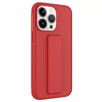 Microsonic Apple iPhone 15 Pro Max Kılıf Hand Strap Kırmızı