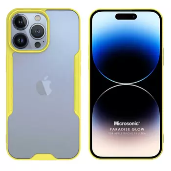 Microsonic Apple iPhone 15 Pro Max Kılıf Paradise Glow Sarı