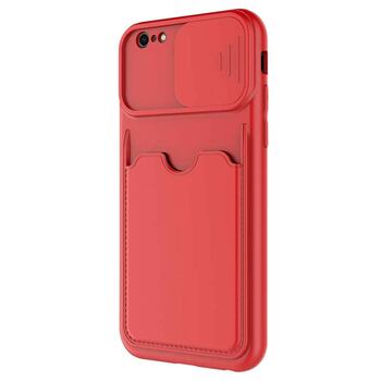 Microsonic Apple iPhone 6 Kılıf Inside Card Slot Kırmızı