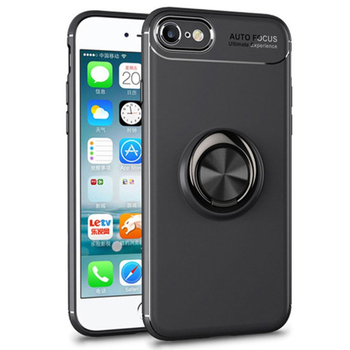 Microsonic Apple iPhone 6 Kılıf Kickstand Ring Holder Siyah Microsonic Apple iPhone 6 Kılıf Kickstand Ring Holder Siyah