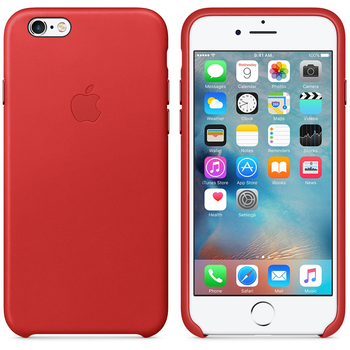 Microsonic Apple iPhone 6 Leather Case Kılıf Kırmızı