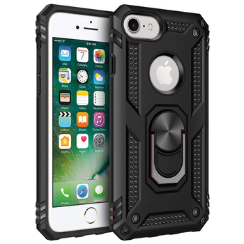 Microsonic Apple iPhone 6 Kılıf Military Ring Holder Siyah Microsonic Apple iPhone 6 Kılıf Military Ring Holder Siyah