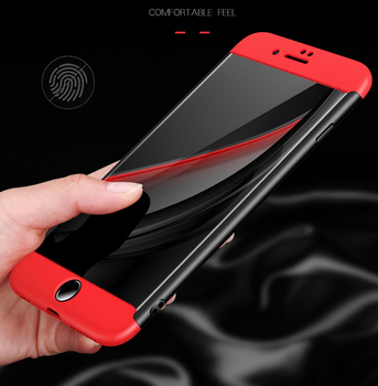 Microsonic Apple iPhone 6 Plus Kılıf Double Dip 360 Protective AYS Rose Gold