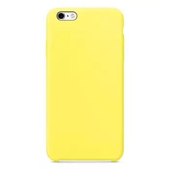 Microsonic Apple iPhone 6 Plus Kılıf Liquid Lansman Silikon Güneş Sarısı