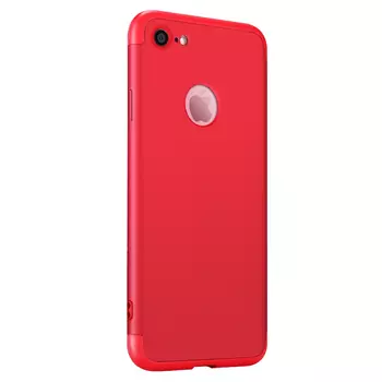 Microsonic Apple iPhone 6S Kılıf Double Dip 360 Protective Kırmızı