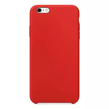 Microsonic Apple iPhone 6S Kılıf Liquid Lansman Silikon Kırmızı