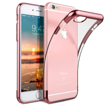 Microsonic Apple iPhone 6S Kılıf Skyfall Transparent Clear Rose Gold Microsonic Apple iPhone 6S Kılıf Skyfall Transparent Clear Rose Gold