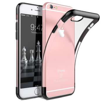 Microsonic Apple iPhone 6S Kılıf Skyfall Transparent Clear Siyah Microsonic Apple iPhone 6S Kılıf Skyfall Transparent Clear Siyah
