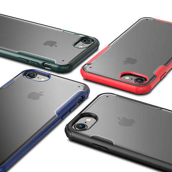 Microsonic Apple iPhone 6S Plus Kılıf Frosted Frame Kırmızı