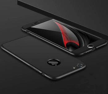 Microsonic Apple iPhone 6S Plus Kılıf Double Dip 360 Protective Siyah