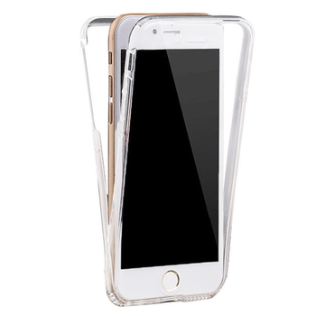 Microsonic Apple iPhone 6S Plus Kılıf Komple Gövde Koruyucu Silikon Şeffaf