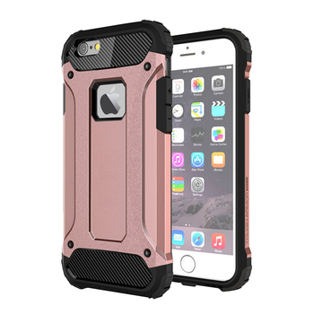 Microsonic Apple iPhone 6S Plus Kılıf Rugged Armor Rose Gold