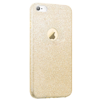 Microsonic Apple iPhone 6S Plus Kılıf Sparkle Shiny Gold