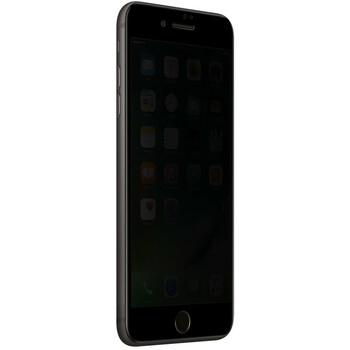 Microsonic Apple iPhone 7 Invisible Privacy Kavisli Ekran Koruyucu Siyah