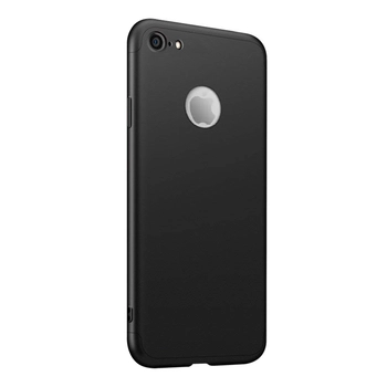 Microsonic Apple iPhone 7 Kılıf Double Dip 360 Protective Siyah